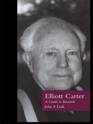cover image of Elliott Carter